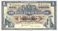 Royal Bank Of Scotland To 1967 1 Pound,  2. 6.1952